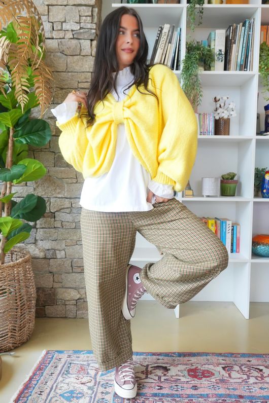 Big Softie Batwing Or Butterfly Knit Custard